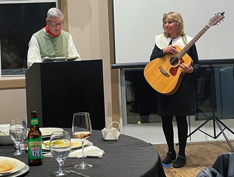 Banquet Dinner featuring Billy Bartram and Linda Crider - performance of songs and readings