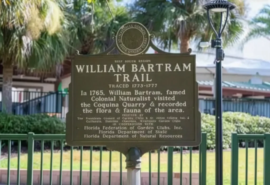 Trail Marker at the St. Augustine Amphitheatre